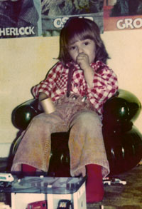 Me at my 3rd birthday, planning stuff. Obvious Sesame Street fan and heavy tool user.